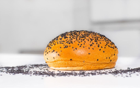 CESTA BURGER 48U I BRIOCHE 10 CM SÉSAMO NEGRO